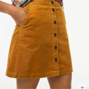 J.Crew Corduroy Mini Skirt